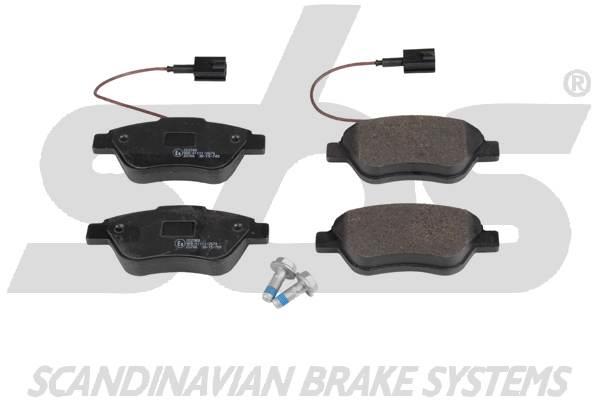 SBS 1501222388 Brake Pad Set, disc brake 1501222388: Buy near me in Poland at 2407.PL - Good price!