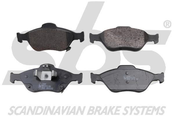 SBS 1501224581 Brake Pad Set, disc brake 1501224581: Buy near me in Poland at 2407.PL - Good price!