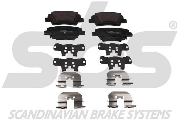 SBS 1501223442 Brake Pad Set, disc brake 1501223442: Buy near me in Poland at 2407.PL - Good price!