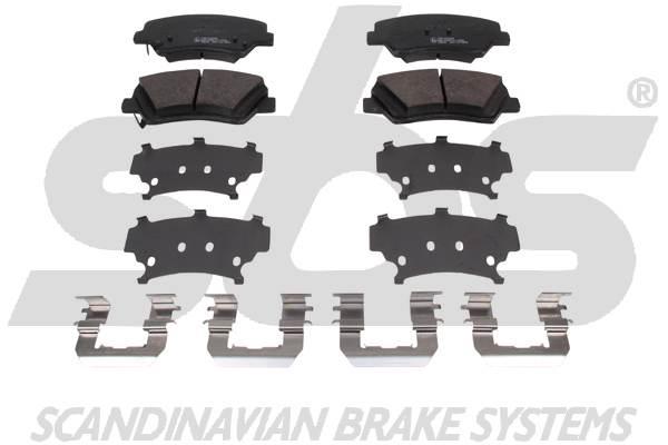 SBS 1501223443 Brake Pad Set, disc brake 1501223443: Buy near me in Poland at 2407.PL - Good price!