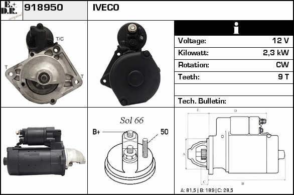 EDR 918950 Starter 918950: Buy near me at 2407.PL in Poland at an Affordable price!