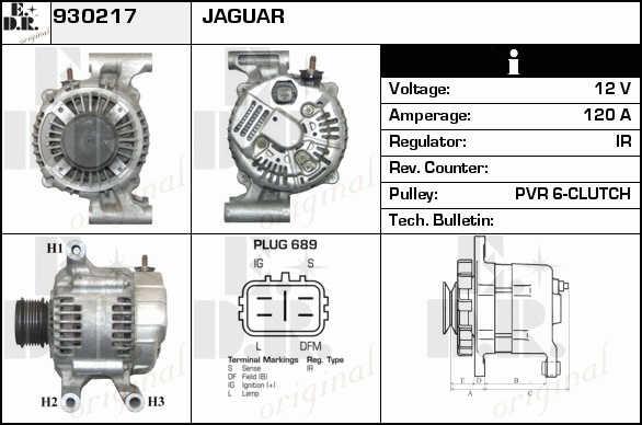 EDR 930217 Alternator 930217: Dobra cena w Polsce na 2407.PL - Kup Teraz!