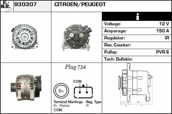 EDR 930307 Generator 930307: Kaufen Sie zu einem guten Preis in Polen bei 2407.PL!