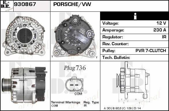 EDR 930867 Generator 930867: Kaufen Sie zu einem guten Preis in Polen bei 2407.PL!