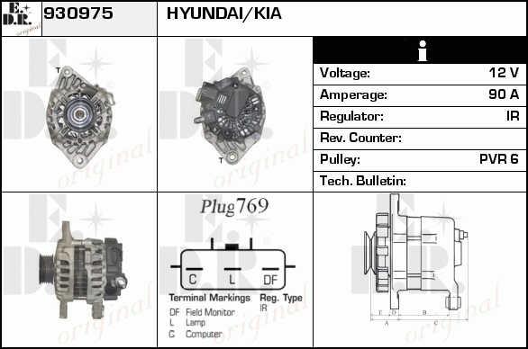 EDR 930975 Generator 930975: Kaufen Sie zu einem guten Preis in Polen bei 2407.PL!