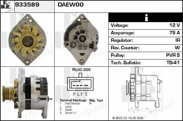 EDR 933589 Generator 933589: Kaufen Sie zu einem guten Preis in Polen bei 2407.PL!