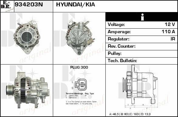 EDR 934203N Generator 934203N: Kaufen Sie zu einem guten Preis in Polen bei 2407.PL!