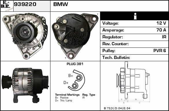 EDR 939220 Generator 939220: Kaufen Sie zu einem guten Preis in Polen bei 2407.PL!
