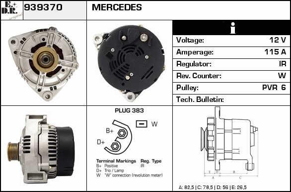 EDR 939370 Generator 939370: Kaufen Sie zu einem guten Preis in Polen bei 2407.PL!