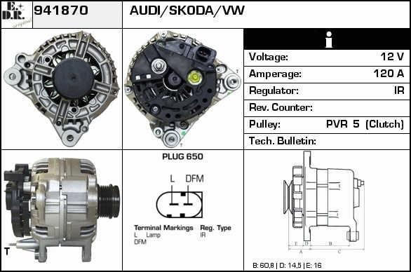EDR 941870 Generator 941870: Kaufen Sie zu einem guten Preis in Polen bei 2407.PL!