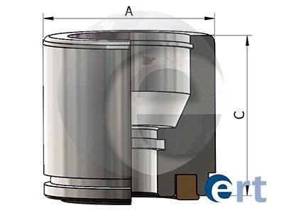 Ert 151377-C Brake caliper piston 151377C: Buy near me in Poland at 2407.PL - Good price!