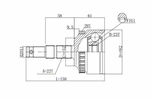 Statim C.253 CV joint C253: Buy near me in Poland at 2407.PL - Good price!