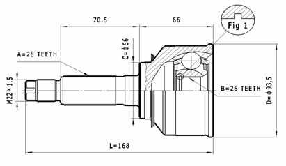 Statim C.471 CV joint C471: Buy near me in Poland at 2407.PL - Good price!