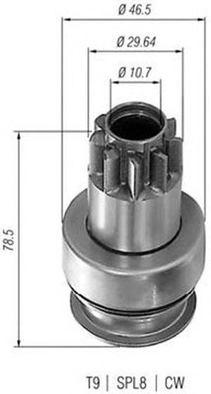 Magneti marelli 940113020232 Freewheel gear, starter 940113020232: Buy near me at 2407.PL in Poland at an Affordable price!