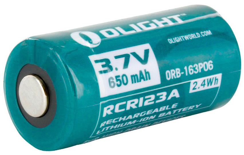 Olight ORB2-163P06 Акумуляторна батарея RCR 123 Li-Ion 650 mAh ORB2163P06: Приваблива ціна - Купити у Польщі на 2407.PL!