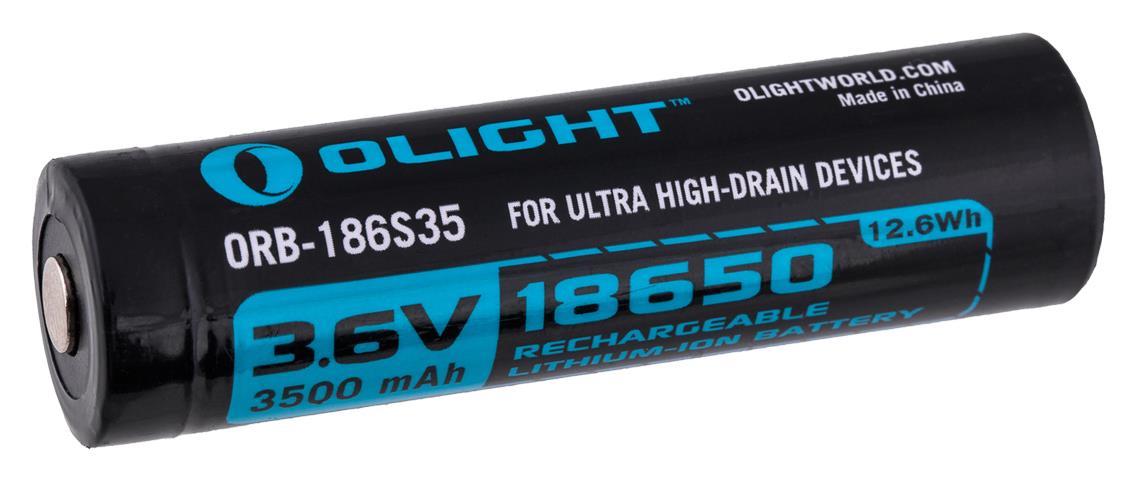 Olight 18650HDC Акумуляторна батарея 18650 HDС (10A) 3500mAh 18650HDC: Приваблива ціна - Купити у Польщі на 2407.PL!