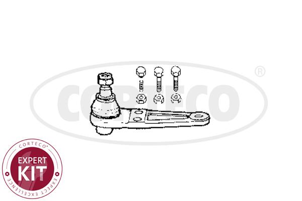 Corteco 49400205 Front lower arm ball joint 49400205: Buy near me at 2407.PL in Poland at an Affordable price!