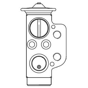 Delphi CB1022V Air conditioner expansion valve CB1022V: Buy near me in Poland at 2407.PL - Good price!