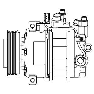 Delphi CS20546 Kompressor, Klimaanlage CS20546: Bestellen Sie in Polen zu einem guten Preis bei 2407.PL!