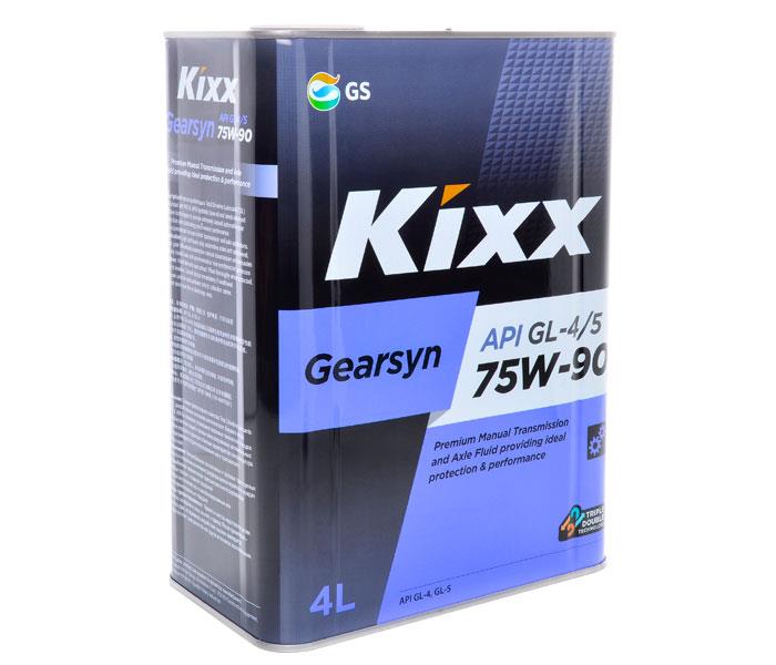 Kixx GS1131557 Transmission oil KIXX GEARSYN GL-4/5 75W-90, 4 L GS1131557: Buy near me in Poland at 2407.PL - Good price!