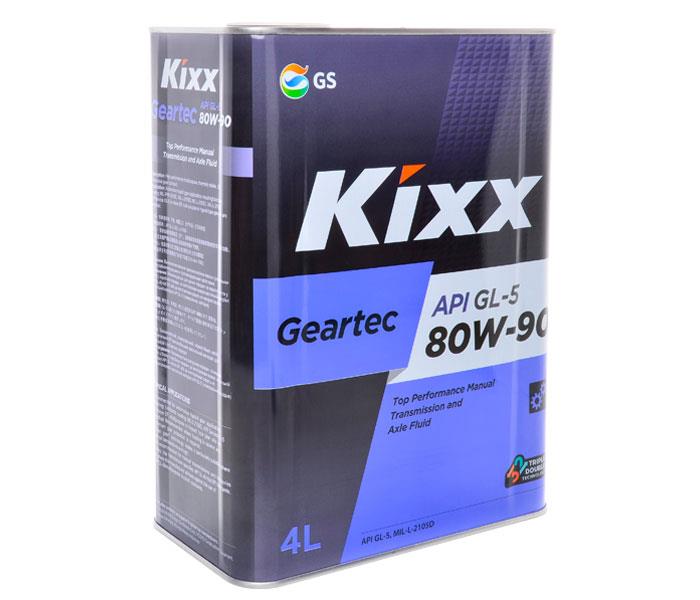 Kixx GS113067 Transmission oil KIXX GEARTEC GL-5 80W-90, 4 L GS113067: Buy near me at 2407.PL in Poland at an Affordable price!