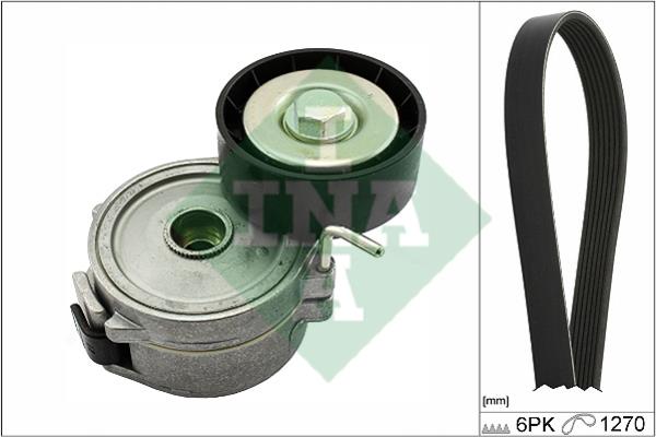 INA 529 0315 10 Drive belt kit 529031510: Buy near me at 2407.PL in Poland at an Affordable price!