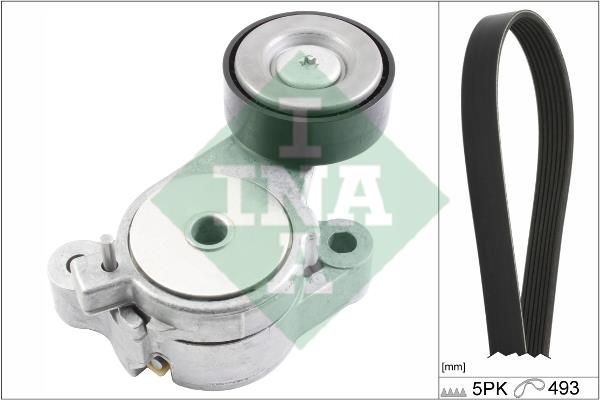INA 529 0340 10 Drive belt kit 529034010: Buy near me at 2407.PL in Poland at an Affordable price!