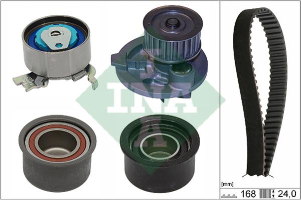 INA 530 0444 30 TIMING BELT KIT WITH WATER PUMP 530044430: Buy near me in Poland at 2407.PL - Good price!