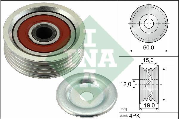 INA 531 0887 10 V-ribbed belt tensioner (drive) roller 531088710: Buy near me in Poland at 2407.PL - Good price!