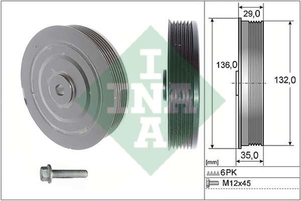 INA 544 0009 20 Crankshaft Pulley Kit 544000920: Buy near me in Poland at 2407.PL - Good price!