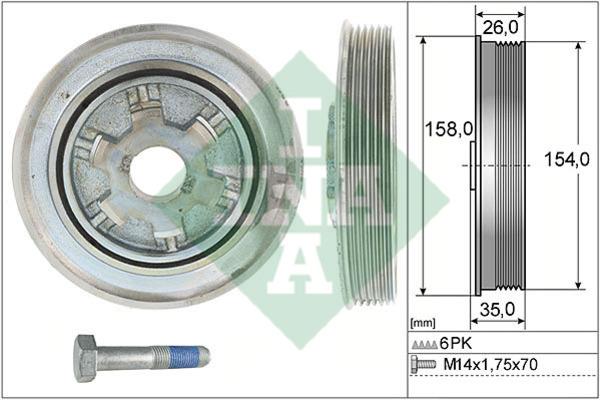 INA 544 0112 20 Crankshaft Pulley Kit 544011220: Buy near me in Poland at 2407.PL - Good price!