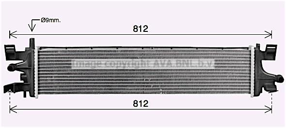 AVA FD2663 Radiator, engine cooling FD2663: Buy near me in Poland at 2407.PL - Good price!