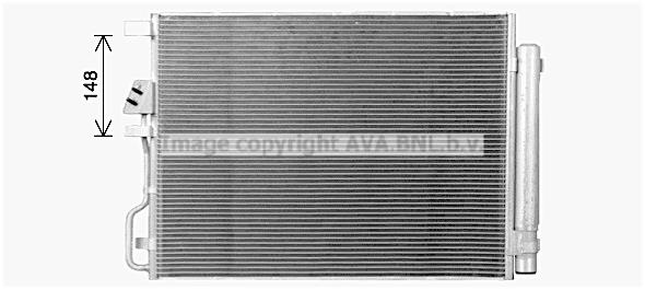 AVA HY5469D Condenser HY5469D: Buy near me in Poland at 2407.PL - Good price!