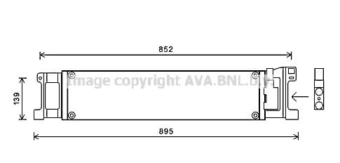 AVA VN3307 Теплообменник VN3307: Отличная цена - Купить в Польше на 2407.PL!