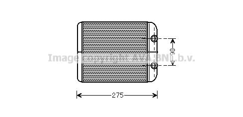 AVA VN6301 Heat Exchanger, interior heating VN6301: Buy near me in Poland at 2407.PL - Good price!