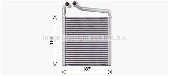 AVA VN6416 Heat Exchanger, interior heating VN6416: Buy near me in Poland at 2407.PL - Good price!