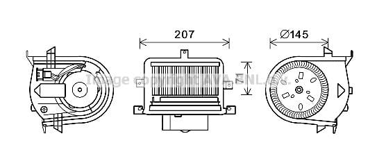 AVA VN8350 Electric motor VN8350: Buy near me in Poland at 2407.PL - Good price!