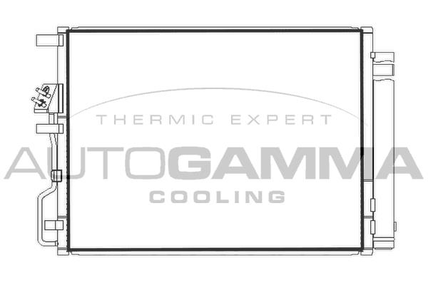 Autogamma 107984 Condenser 107984: Buy near me at 2407.PL in Poland at an Affordable price!