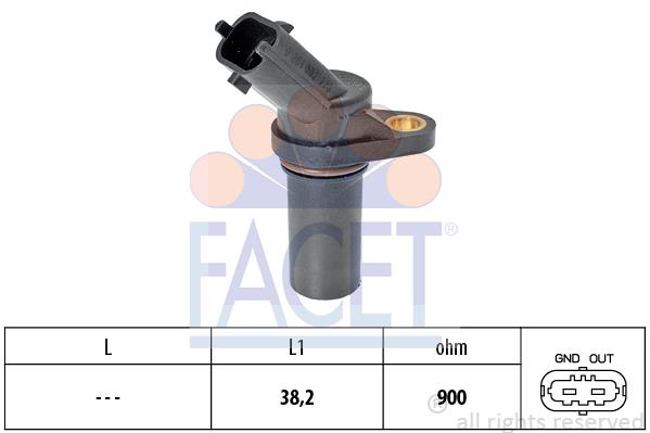 Facet 9.0681 Crankshaft position sensor 90681: Buy near me in Poland at 2407.PL - Good price!
