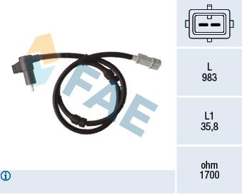 FAE 78370 Sensor 78370: Buy near me in Poland at 2407.PL - Good price!
