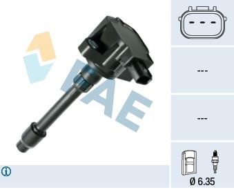 FAE 80405 Ignition coil 80405: Buy near me in Poland at 2407.PL - Good price!