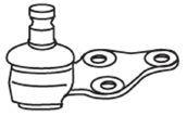 Frap F3342 Front lower arm ball joint F3342: Buy near me in Poland at 2407.PL - Good price!