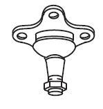 Frap F4458 Front upper arm ball joint F4458: Buy near me in Poland at 2407.PL - Good price!