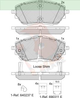 R Brake RB2287 Scheibenbremsbeläge hinten eingestellt RB2287: Kaufen Sie zu einem guten Preis in Polen bei 2407.PL!