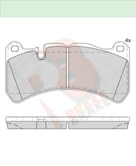 R Brake RB2260 Scheibenbremsbeläge, Set RB2260: Kaufen Sie zu einem guten Preis in Polen bei 2407.PL!