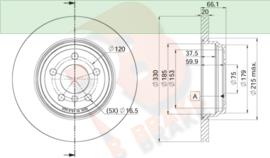 R Brake 78RBD23420 Wentylowana tarcza hamulcowa z tyłu 78RBD23420: Dobra cena w Polsce na 2407.PL - Kup Teraz!