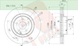 R Brake 78RBD22593 Wentylowana przednia tarcza hamulcowa 78RBD22593: Dobra cena w Polsce na 2407.PL - Kup Teraz!