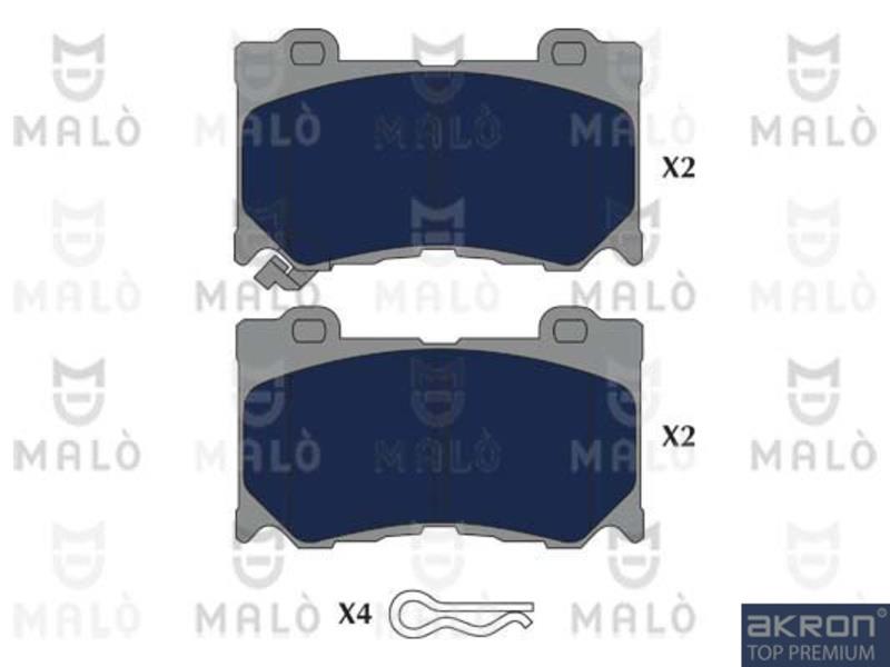 Malo 1051217 Brake Pad Set, disc brake 1051217: Buy near me in Poland at 2407.PL - Good price!