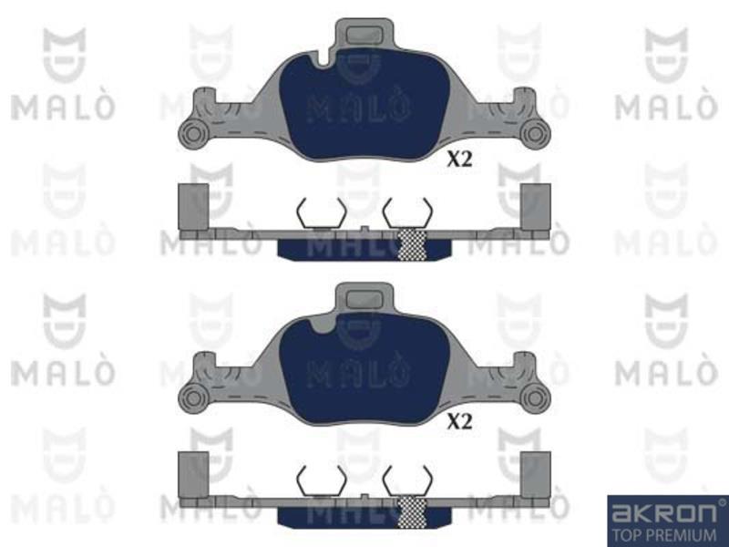 Malo 1051234 Brake Pad Set, disc brake 1051234: Buy near me at 2407.PL in Poland at an Affordable price!