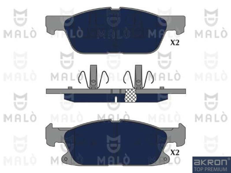 Malo 1051237 Brake Pad Set, disc brake 1051237: Buy near me in Poland at 2407.PL - Good price!